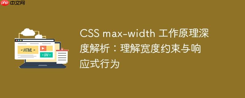 CSS max-width 工作原理深度解析：理解宽度约束与响应式行为-小浪学习网