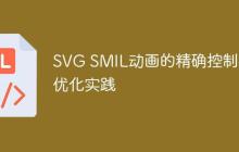 SVG SMIL动画的精确控制与优化实践