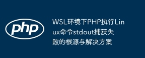 WSL环境下PHP执行Linux命令stdout捕获失败的根源与解决方案