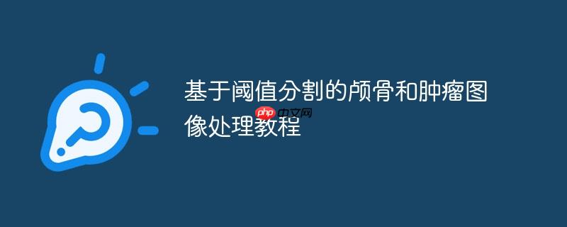基于阈值分割的颅骨和肿瘤图像处理教程-小浪学习网