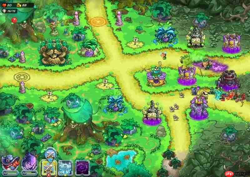 王国保卫战5第20关怎么过 树灵村落关卡通关技巧