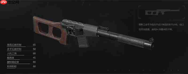 暗区突围VSS怎么样 VSS狙击步枪详细解析