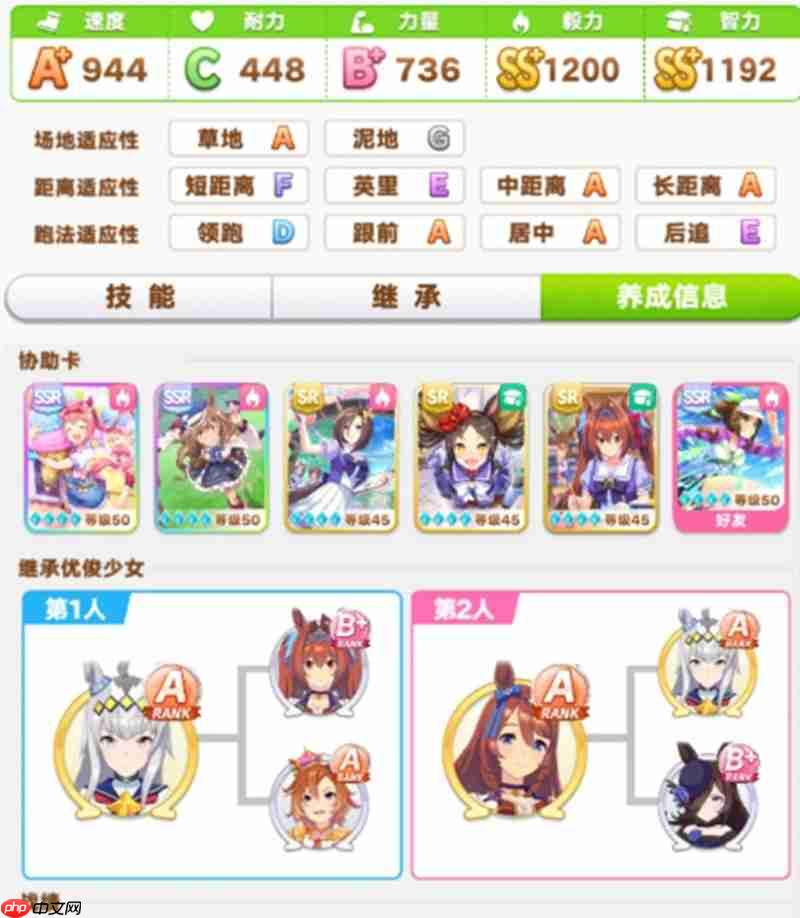 闪耀优俊少女抽什么卡好 初期赛马娘选择推荐