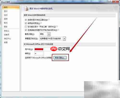 Word语言设置方法