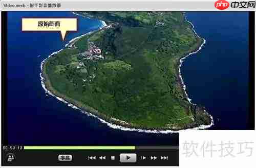 射手播放器画面翻转教程