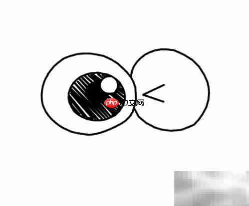 大眼睛螃蟹简笔画