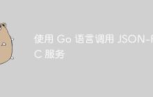 使用 Go 语言调用 JSON-RPC 服务
