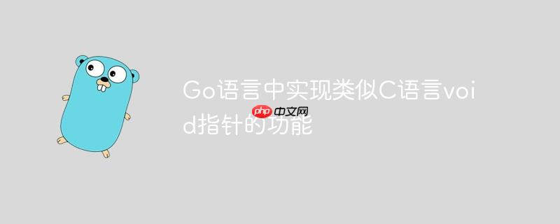 Go语言中实现类似C语言void指针的功能-小浪学习网