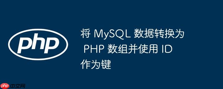 将 MySQL 数据转换为 PHP 数组并使用 ID 作为键-小浪学习网