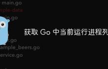 获取 Go 中当前运行进程列表