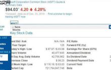 苹果亚马逊跌破之后 微软成唯一市值超7000亿美元公司