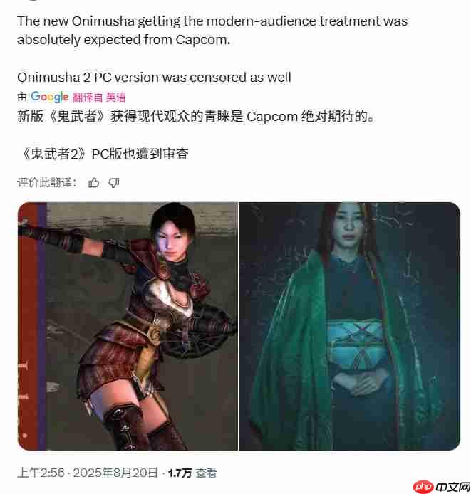 面向现代观众？《鬼武者：剑之道》新预告被吐槽有DEI味