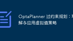OptaPlanner Overconstraint Planning: Understanding and applying virtual value policies