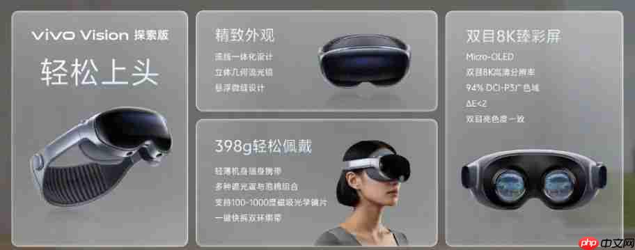 vivo Vision 探索版 MR 头显发布，影像战略全面升级 