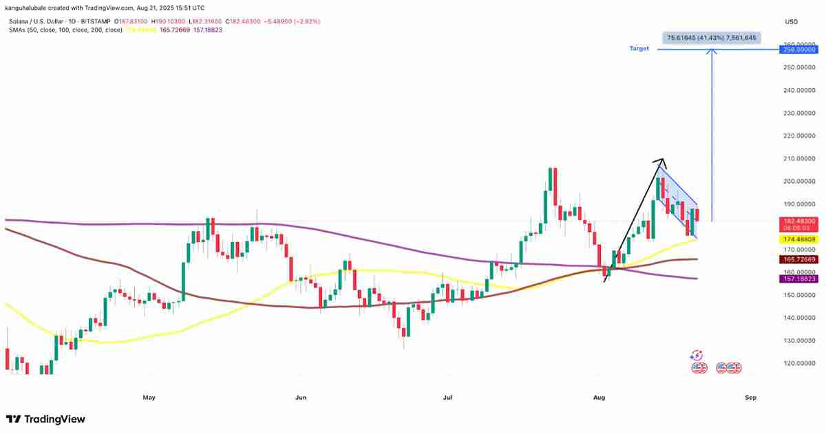 解读：索拉纳（SOL）走势图现加密货币最强看涨信号：260美元指日可待？