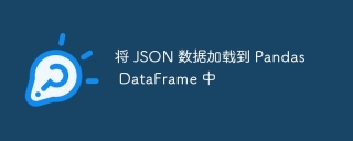 Load JSON data into Pandas DataFrame
