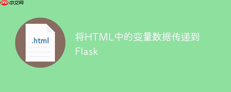 将HTML中的变量数据传递到Flask-小浪学习网