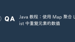 Java Tutorial: Aggregate the values ??of duplicate elements in List using Map