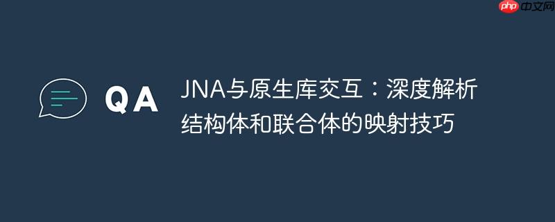 JNA与原生库交互：深度解析结构体和联合体的映射技巧-小浪学习网