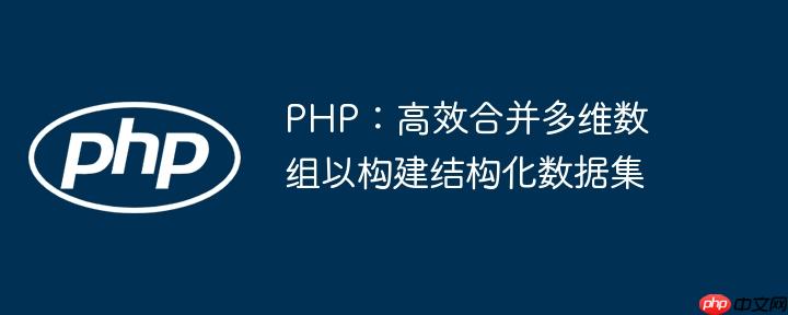 PHP：高效合并多维数组以构建结构化数据集-小浪学习网