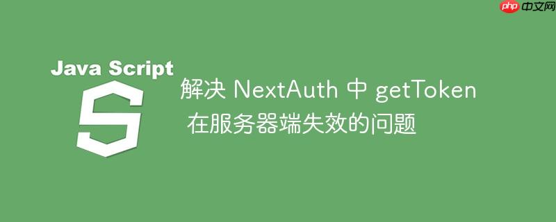 解决 NextAuth 中 getToken 在服务器端失效的问题
