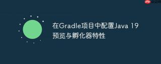 在Gradle项目中配置Java 19预览与孵化器特性