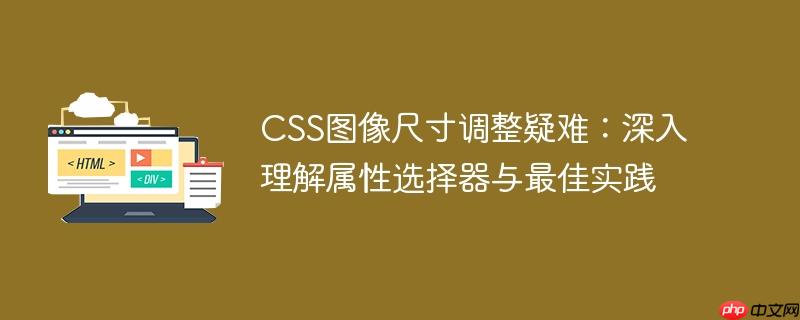CSS图像尺寸调整疑难：深入理解属性选择器与最佳实践-小浪学习网