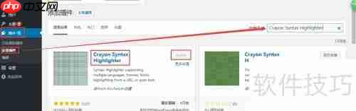WordPress代码高亮可视化技巧
