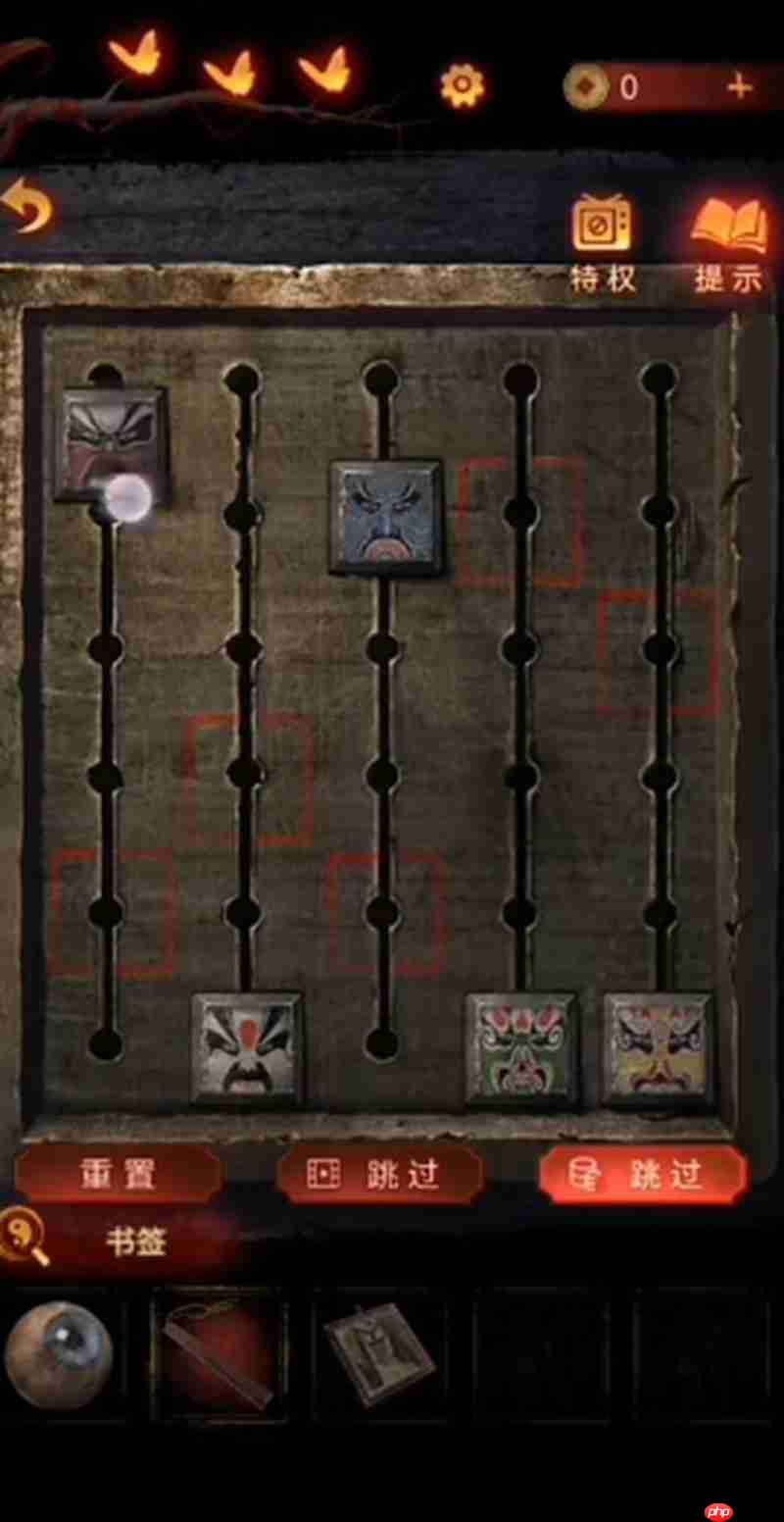 无间梦境脸谱怎么摆放 第一章第三章脸谱顺序攻略