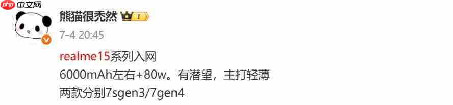 真我 15 系列取消 Pro+,全力打造“豪华版 Pro ”