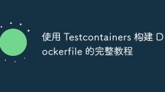 Vollst?ndige Tutorial zum Erstellen einer Dockerfile mit TestContainern