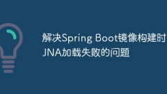 L?sen Sie das Problem des JNA -Ladeausfalls w?hrend des Feder -Boot -Image -Builds