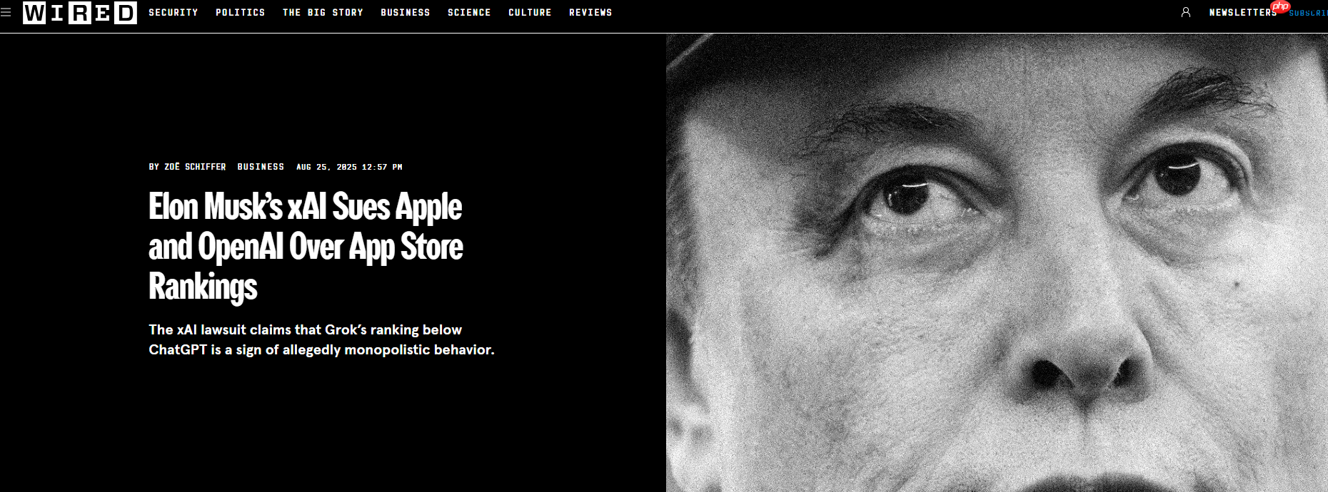 xAI 起诉苹果和 OpenAI，指控阻碍 AI 竞争