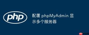 配置 phpmyadmin 显示多个服务器