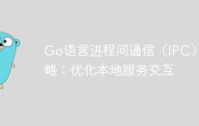 Go语言进程间通信(IPC)策略:优化本地服务交互