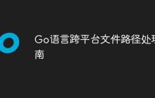Go语言跨平台文件路径处理指南
