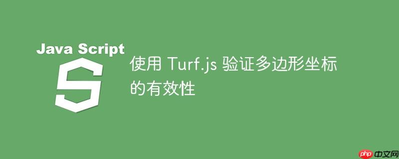 使用 Turf.js 验证多边形坐标的有效性-小浪学习网