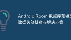 Pangkalan Data Bilik Android Pra-Filled Data Failing Troubleshooting and Solutions