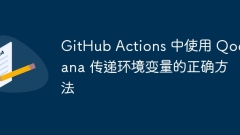 The correct way to pass environment variables using Qodana in GitHub Actions