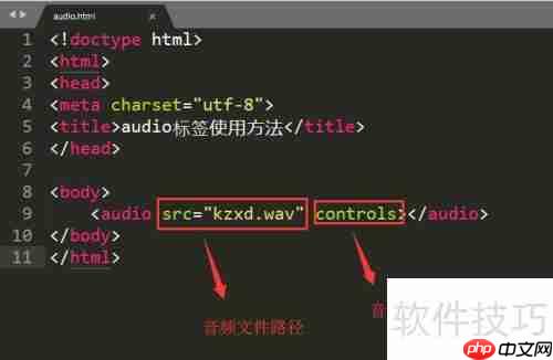HTML5音频标签使用指南