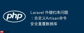Laravel 外键约束问题：自定义Artisan命令安全重置数据库