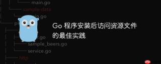 Go 程序安装后访问资源文件的最佳实践
