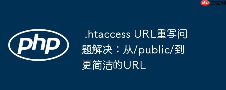 .htaccess URL重写问题解决:从/public/到更简洁的URL