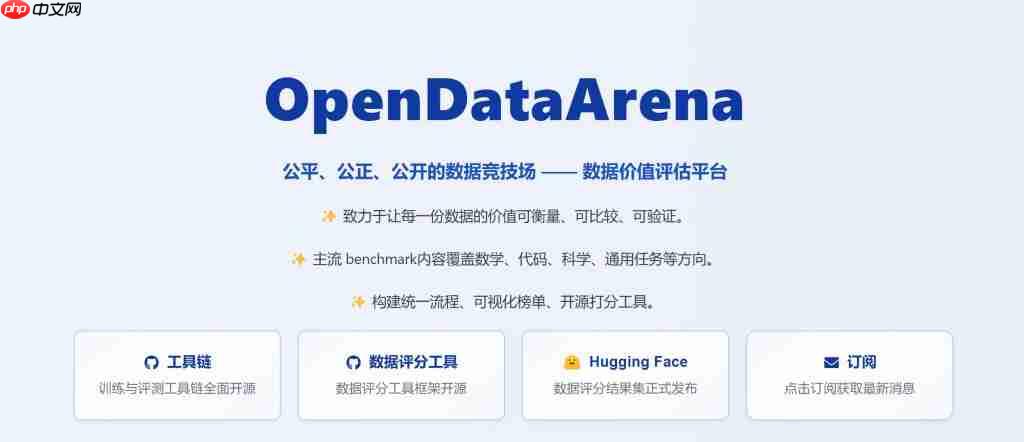告别“炼丹玄学”:上海 AI 实验室推出首个大模型数据竞技场 OpenDataArena