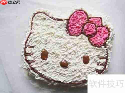 Hello Kitty奶油蛋糕制作