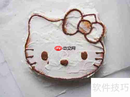 Hello Kitty奶油蛋糕制作
