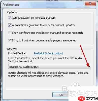 SRS安装后无声解决方法
