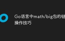 Go语言中math/big包的链式操作技巧