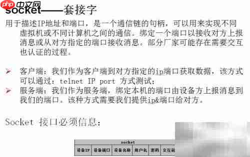 网管接口简介