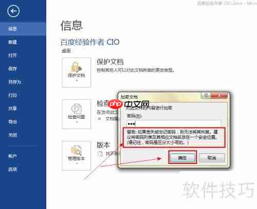 Office 2013加密技巧全解析